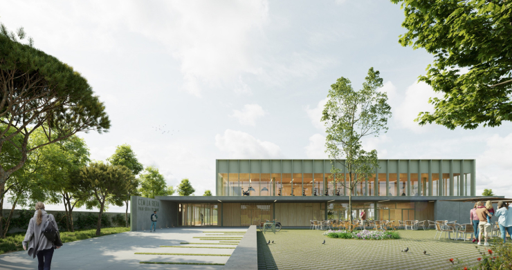 Complex esportiu façana