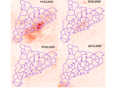 Anàlisi Diòxid de nitrogen Catalunya.