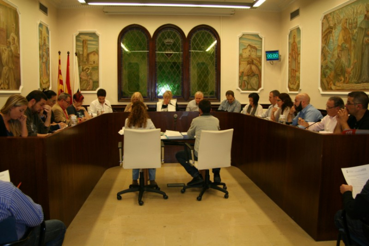 Ple Municipal del 29 d'octubre del 2015.