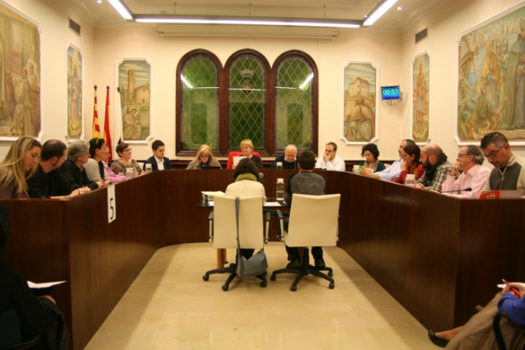 Ple Municipal del 25 de febrer del 2016.