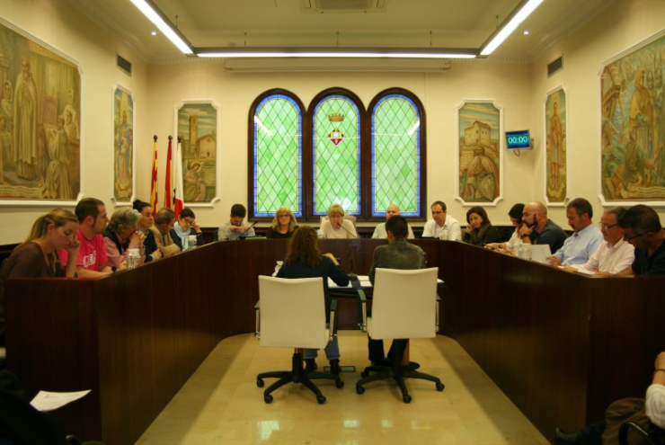 Ple Municipal del 28 d'abril del 2016.