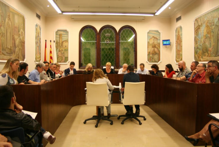 Ple Municipal del 27 d'octubre del 2016.