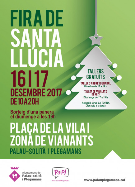 Fira Santa Llúcia 2017, cartell.