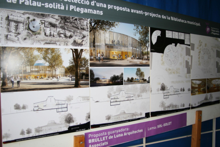 Exposició dels avantprojectes de la nova biblioteca