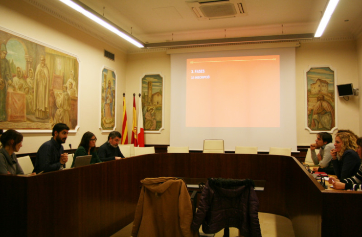 Presentació de la Marató d'estalvi energètic al personal de l'Ajuntament.