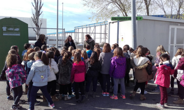 L'Escola Marinada visita la Deixalleria Municipal