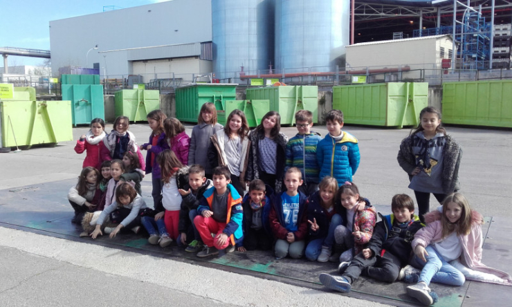 L'Escola Marinada visita la Deixalleria Municipal