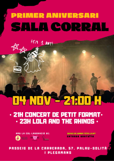 Cartell aniversari Sala Corral