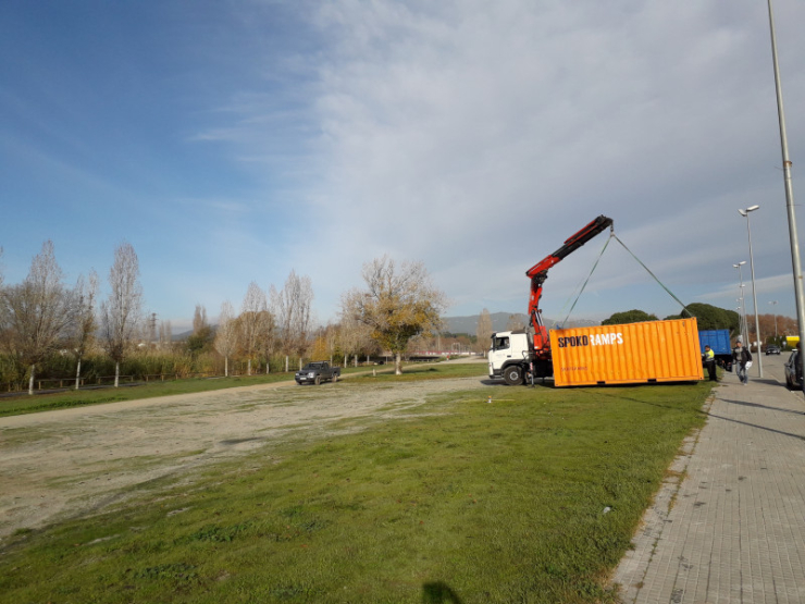 Inici de les obres del nou skate park