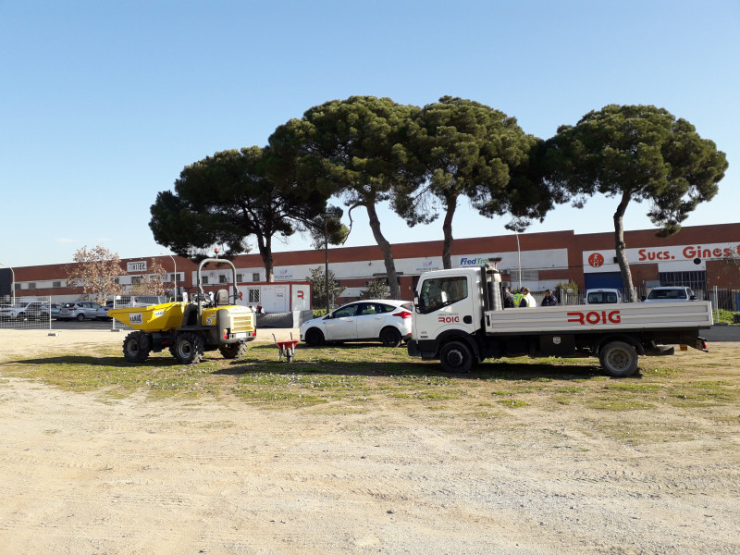 Inici de les obres de reurbanització del polígon industrial Can Cortès Nord