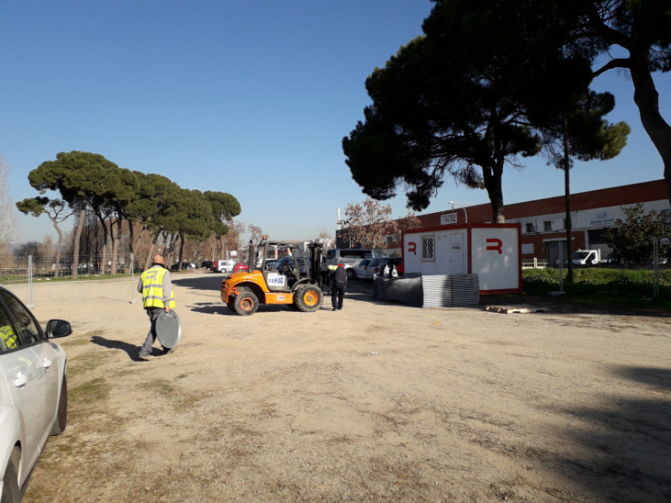 Inici de les obres de reurbanització del polígon industrial Can Cortès Nord