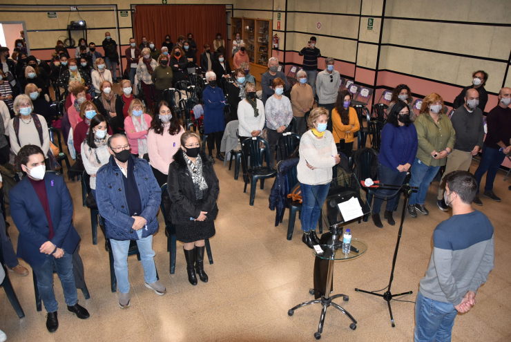 25N commemoració. Minut de silenci