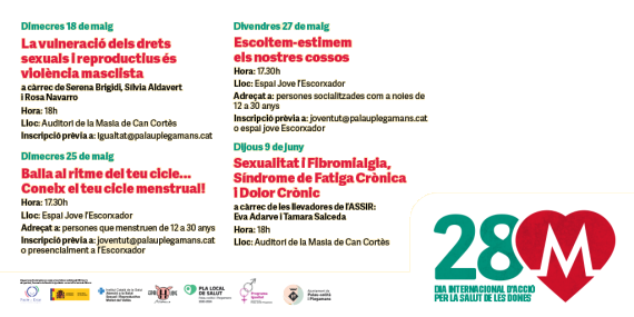 28 de maig Dia Internacional per a la Salut de les Dones