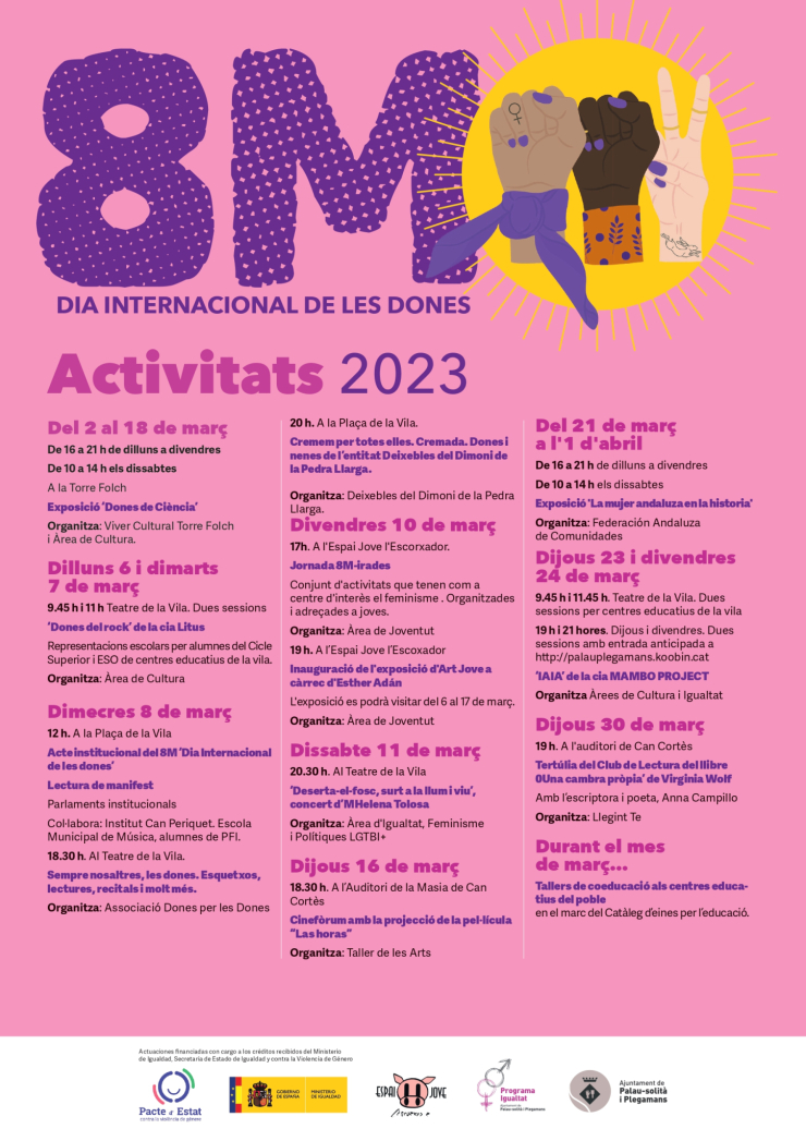 Programació del 8M