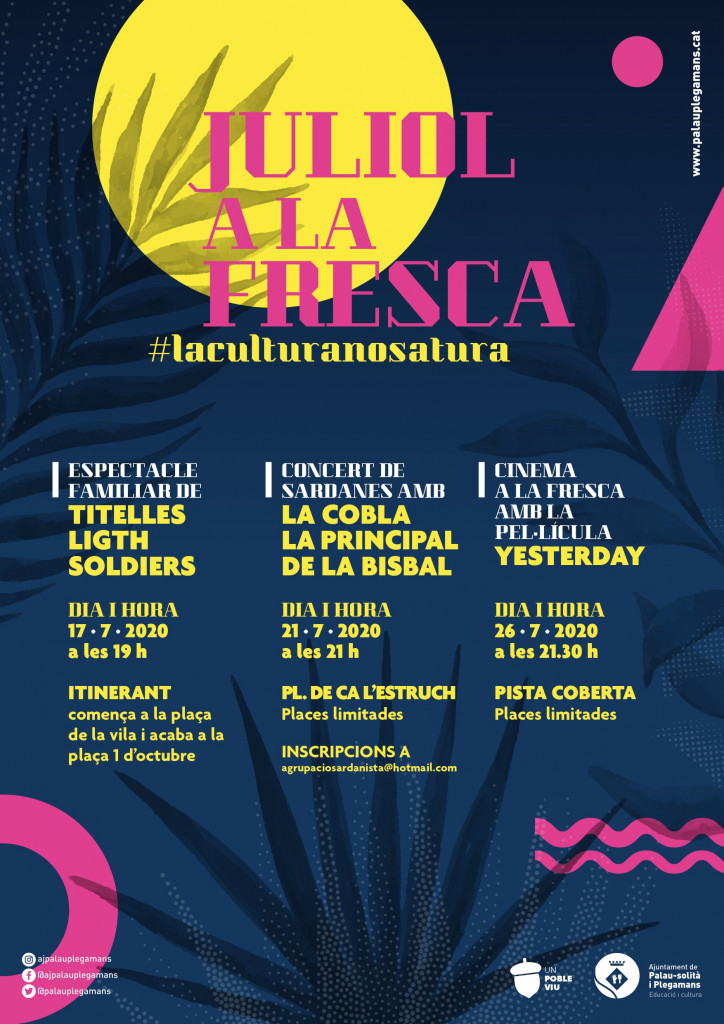 Cartell Juliol a la Fresca