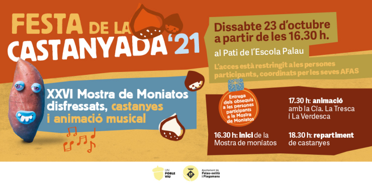 Cartell de la Festa de la Castanyada 2021