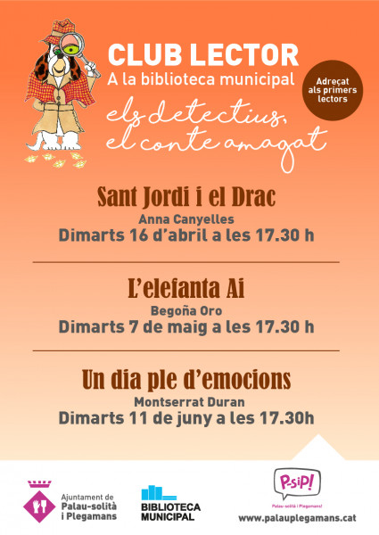 Club lector el conte amagat 2n Trimestre 2019