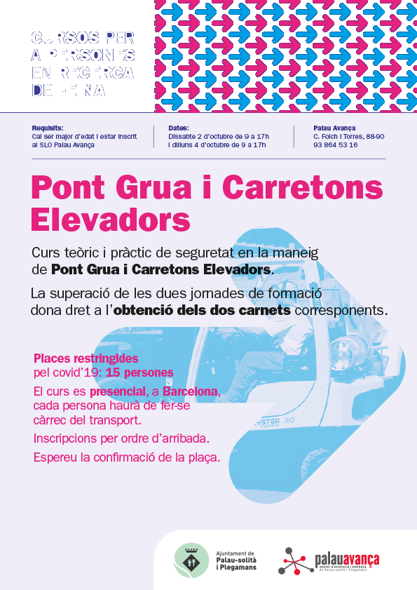 Curs grua i carretons elevadors