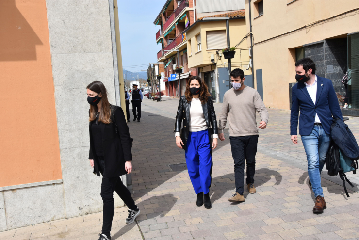 Visita consellera de la Presidència, Laura Vilagrà