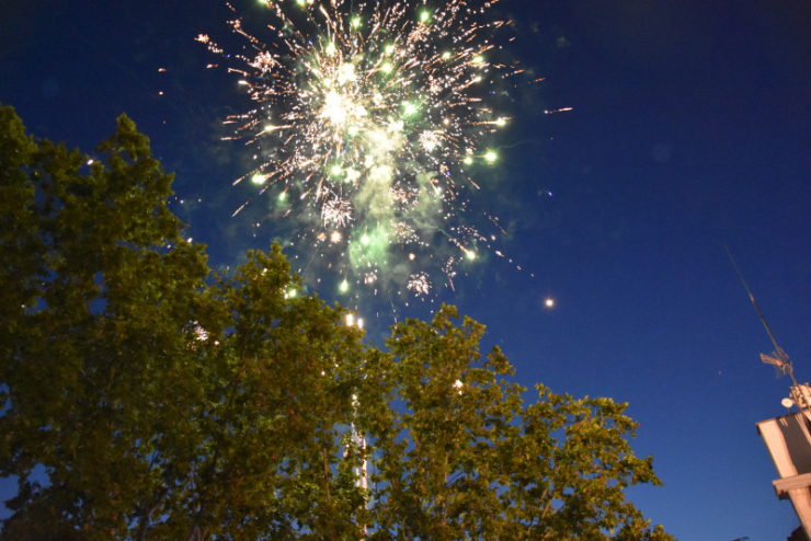 Focs d'artifici per tancar la celebració