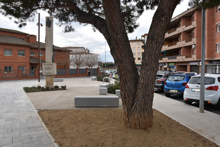 Plaça del carrer Folch i Torres