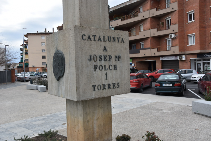 Plaça del carrer Folch i Torres