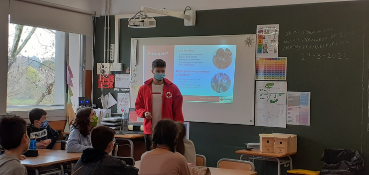 Primers auxilis a escola Can Cladellas