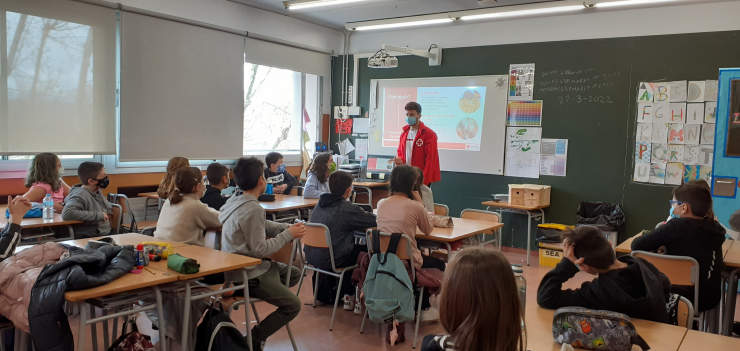 Primers auxilis a escola Can Cladellas