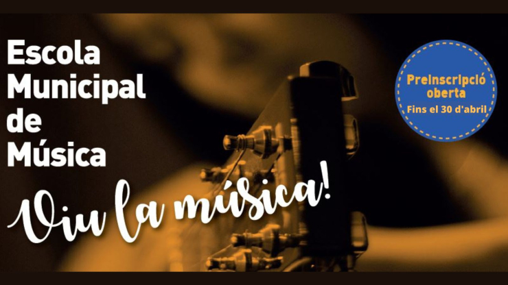 Preinscripció Escola Municipal de Música