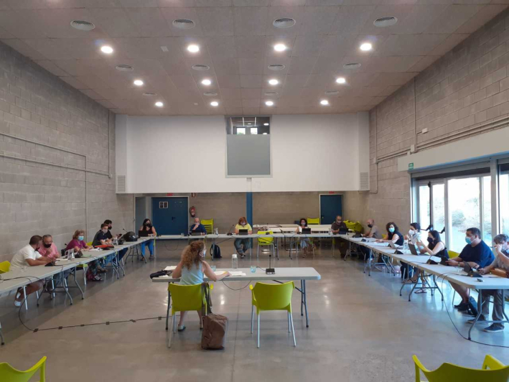 El Ple Municipal de Palau-solità i Plegamans a la Sala Corral de l'Escorxador