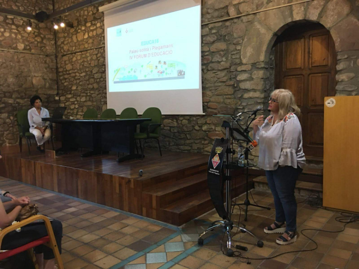 La regidora d'Educació va felicitar els alumnes