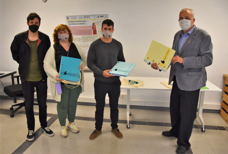 Conveni Patrimoni, entrega del document 'El Dimoni i les Pedres'