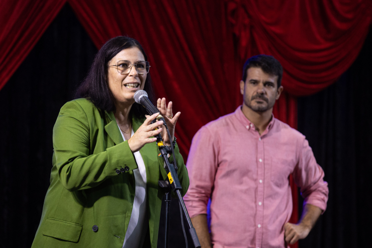 Festa de la Gent Gran. Parlament de la regidora de Gent Gran, Patricia Freire