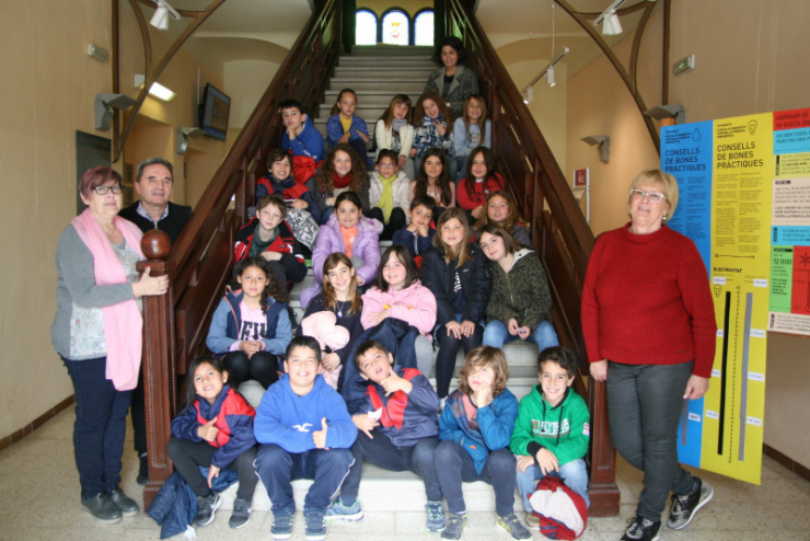 Alumnes de 3r de Primària visiten l'Ajuntament
