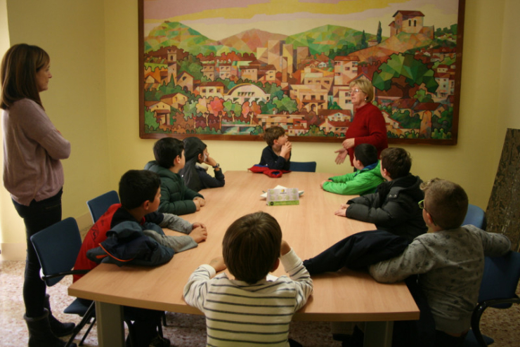 Alumnes de 3r de Primària visiten l'Ajuntament
