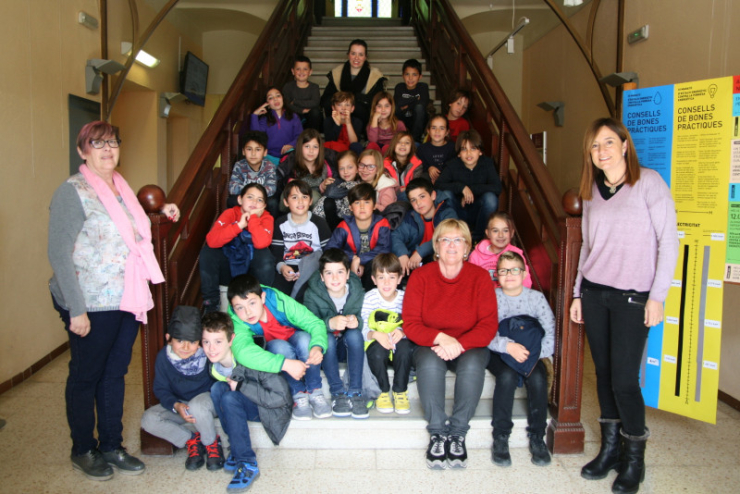 Alumnes de 3r de Primària visiten l'Ajuntament