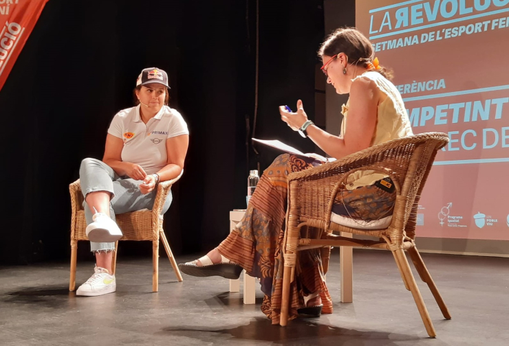 Conferència amb la pilot Laia Sanz
