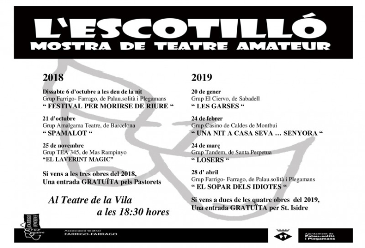 Mostra de Teatre Amateur: L’Escotillo Obra: Festival per morir-se de riure