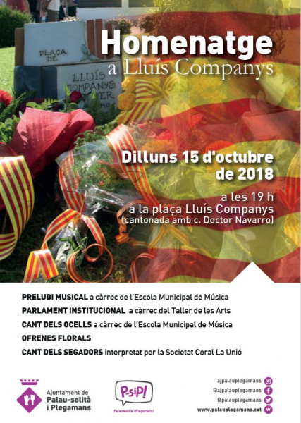 Cartell Homenatge a Lluís Companys
