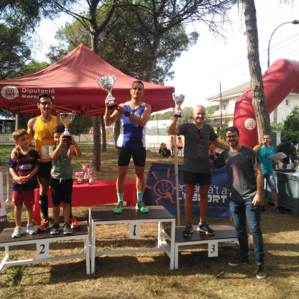 Podium en categoria masculina local