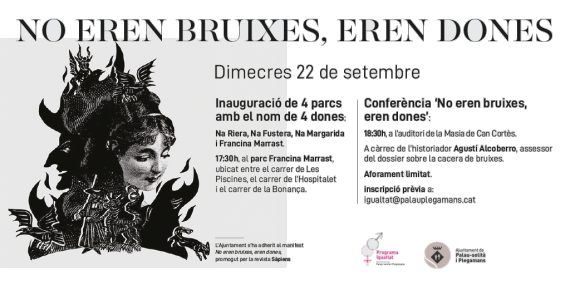 Cartell de l'acte 'No eren bruixes, eren dones'