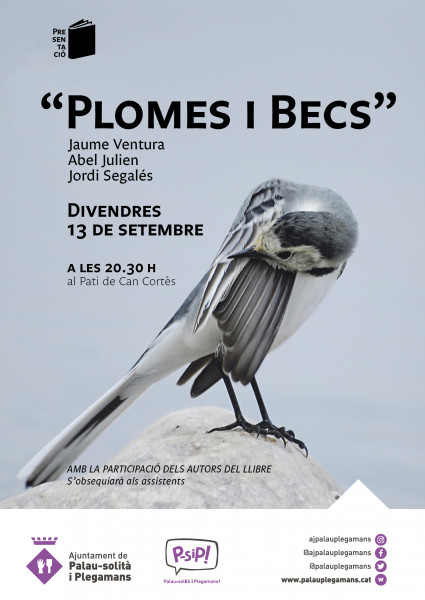 Presentació del llibre "Plomes i becs"