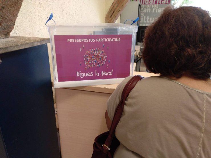 Punt de votació al SAC