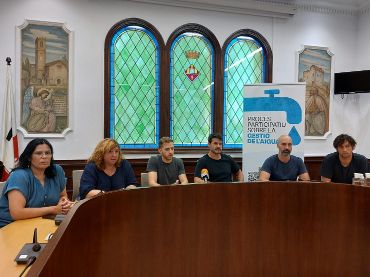 Roda de premsa per valorar els resultats del Procés Participació sobre la Gestió de l'Aigua