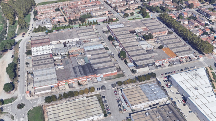 Recreació virtual del projecte de reurbanització del polígon de Can Cortès Nord