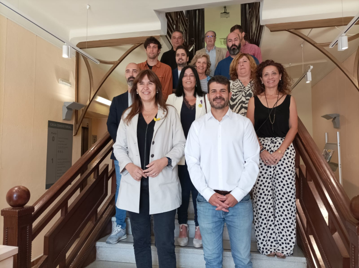 Visita de la Presidenta del Parlament, Laura Borràs