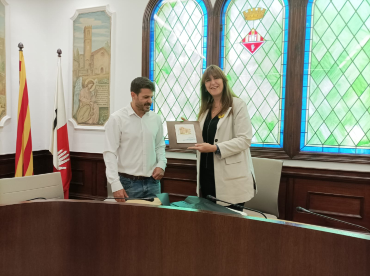 Visita de la Presidenta del Parlament, Laura Borràs