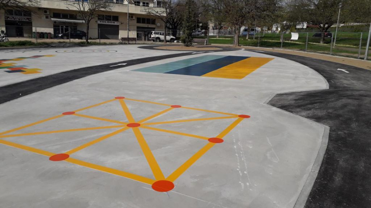 la nova Zona de Lleure Infantil del Pla de l’Alzina