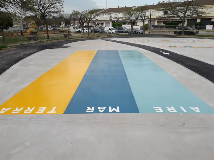 la nova Zona de Lleure Infantil del Pla de l’Alzina