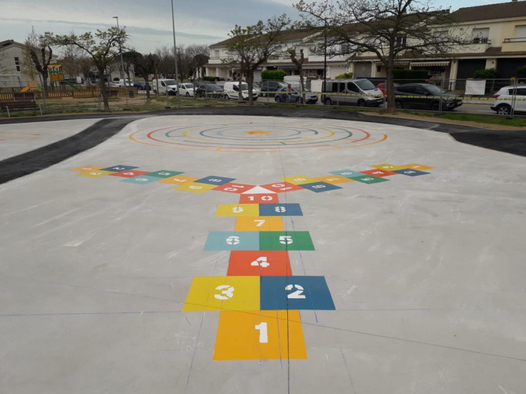 la nova Zona de Lleure Infantil del Pla de l’Alzina